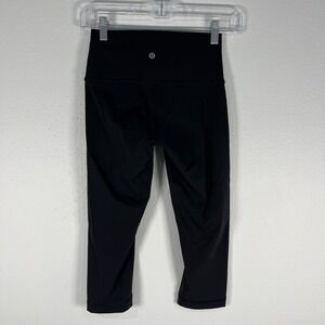 Lululemon Align Mid-Rise Crop Leggings Black Womens Size 4
